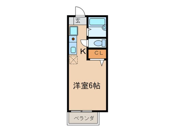 アメニティ大浦の物件間取画像